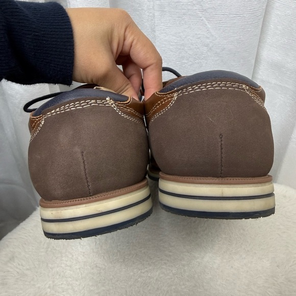Tommy Hilfiger Men’s Urban Casual Oxford Shoes in Cognac & Navy Sz US 8 main image 3